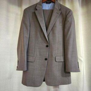 Men's tailored tan suit (Tommy Hilfiger)